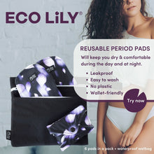 Lade das Bild in den Galerie-Viewer, Eco Lily reusable pads

